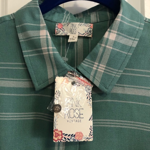 Pink Rose Twist Front Top - Picture 6 of 13